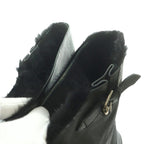 Gucci Middle Boots Long Leather Fur Black SS — view 4