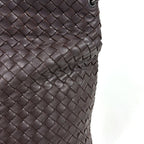 Bottega Veneta Intrecciato Shoulder Bag Leather Dark Brown — view 4