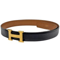 Hermes Constance Reversible Belt Box Calf Black Brown