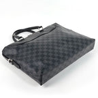 Louis Vuitton Porte Documin Jour NM Pdj Damier Graphite Black Handbag — view 2