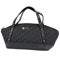 Dior Trotter Pattern Handbag Street Chic Logo Canvas Black