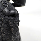 Dior Trotter Pattern Handbag Street Chic Logo Canvas Black — view 4