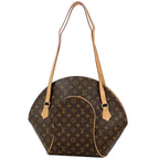 Louis Vuitton Ellipse Shopping Shoulder Bag Monogram Brown
