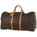 Louis Vuitton Keepall 60 Boston Bag Monogram Brown