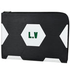 Louis Vuitton Pochette Jour GM Fifa World Cup Document Case Epi Noir Clutch