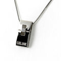 Celine Diamond Necklace Platinum Pendant