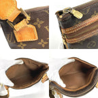 Louis Vuitton Shoulder Bag Pochette Bosphor Monogram Canvas Brown — view 8