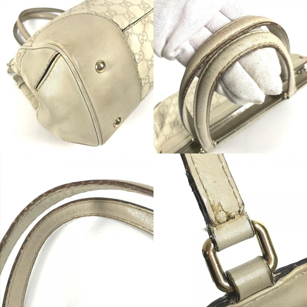 Gucci Handbag GG Logo Guccissima Shi Marais the Ivory — view 7