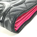 Chanel Wallet CC Logo Leather Black — view 6