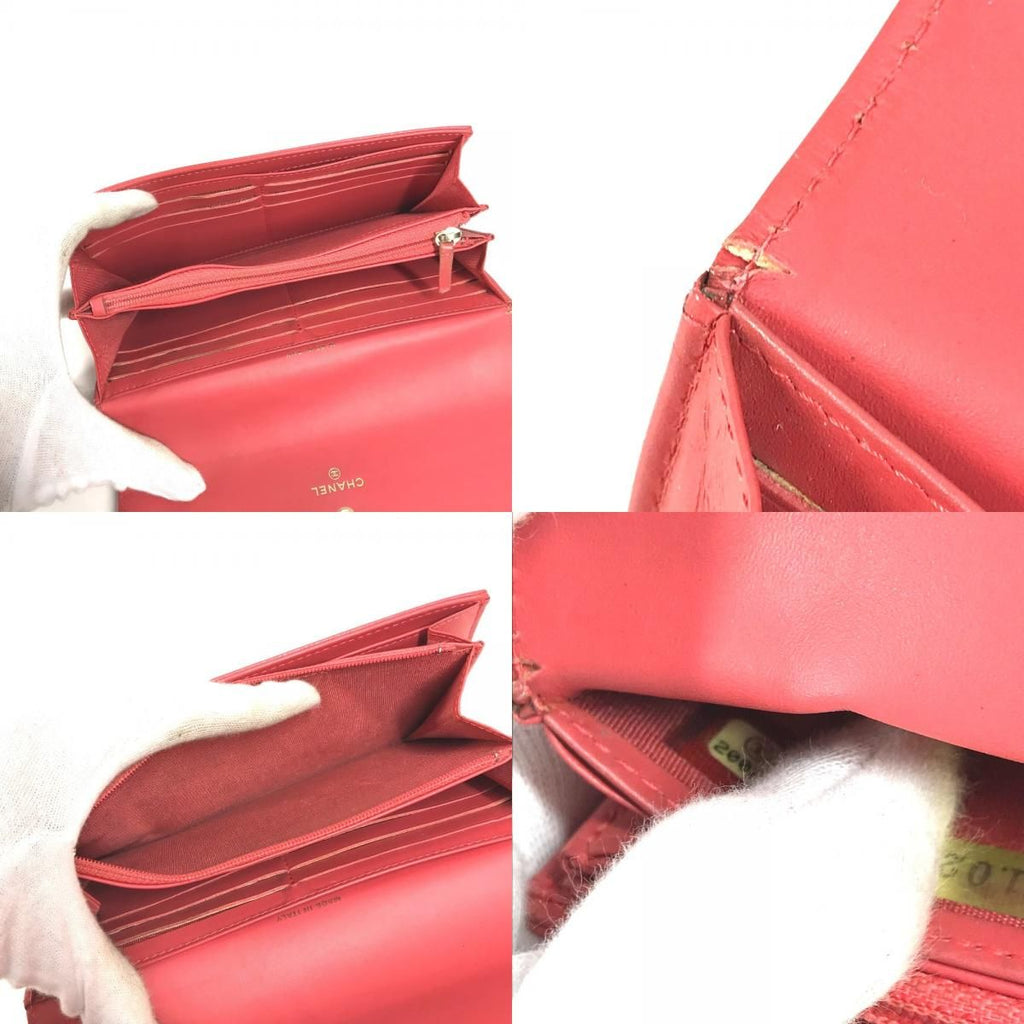 Chanel Wallet CC Logo Caviar Leather — view 8