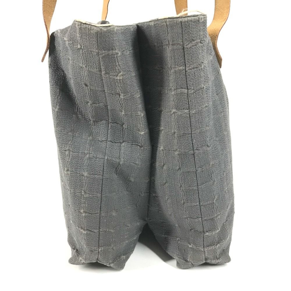 Hermes Shoulder Bag Amedaba Cabas de Poche Cotton Gray — view 4