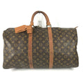 Louis Vuitton Boston Bag Keepall 50 Monogram Canvas Brown