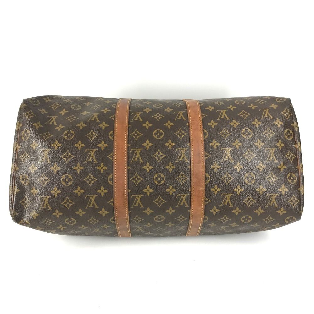 Louis Vuitton Boston Bag Keepall 50 Monogram Canvas Brown — view 5