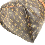 Louis Vuitton Boston Bag Keepall 50 Monogram Canvas Brown — view 7