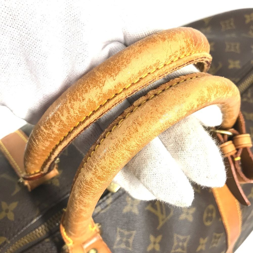 Louis Vuitton Boston Bag Keepall 55 Monogram Canvas Brown — view 5