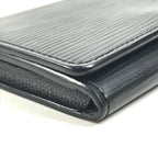 Louis Vuitton Card Case Business Holder Epi Leather Noir Black — view 7