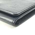 Louis Vuitton Card Case Business Holder Epi Leather Noir Black — view 6