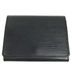 Louis Vuitton Card Case Business Holder Epi Leather Noir Black