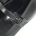 Hermes Leather Shoes Jane Black — view 4