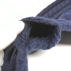 Louis Vuitton Scarf Only LV Mini Cable Wool Navy — view 4