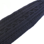 Louis Vuitton Scarf Only LV Mini Cable Wool Navy — view 2