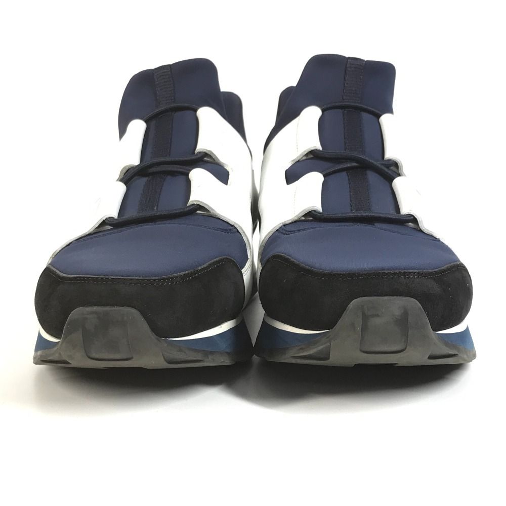 Hermes Sneakers Logo Bicolor Polyamide Navy — view 2