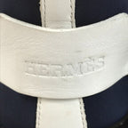 Hermes Sneakers Logo Bicolor Polyamide Navy — view 4