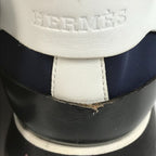 Hermes Sneakers Logo Bicolor Polyamide Navy — view 5