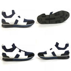 Hermes Sneakers Logo Bicolor Polyamide Navy — view 7