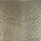 Louis Vuitton Shawl Monogram Large Wool Beige Scarf — view 2