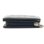 Chanel Bifold Wallet CC Logo Enamel Black — view 6