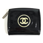 Chanel Bifold Wallet CC Logo Enamel Black