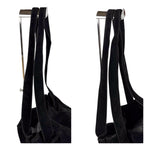 Bottega Veneta Tassel Drawstring Shoulder Bag Tote Black Suede Leather — view 6