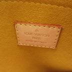 Louis Vuitton Handbag Monogram Denim Neo Speedy Gold Leather Mini Boston Purse — view 7