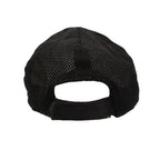 Chanel Sports Cap CC Logo Croco Embossed Leather Mesh Cap Hat Black — view 2
