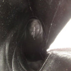 Louis Vuitton Legacy Boots Ankle Leather Pointed Toe Monogram Shoes Black — view 6