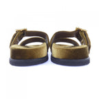 Prada Triangle Logo Slide Sandals — view 5