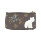 Louis Vuitton Monogram Card Key Case Pochette Cles Coin & Key Holder — view 2