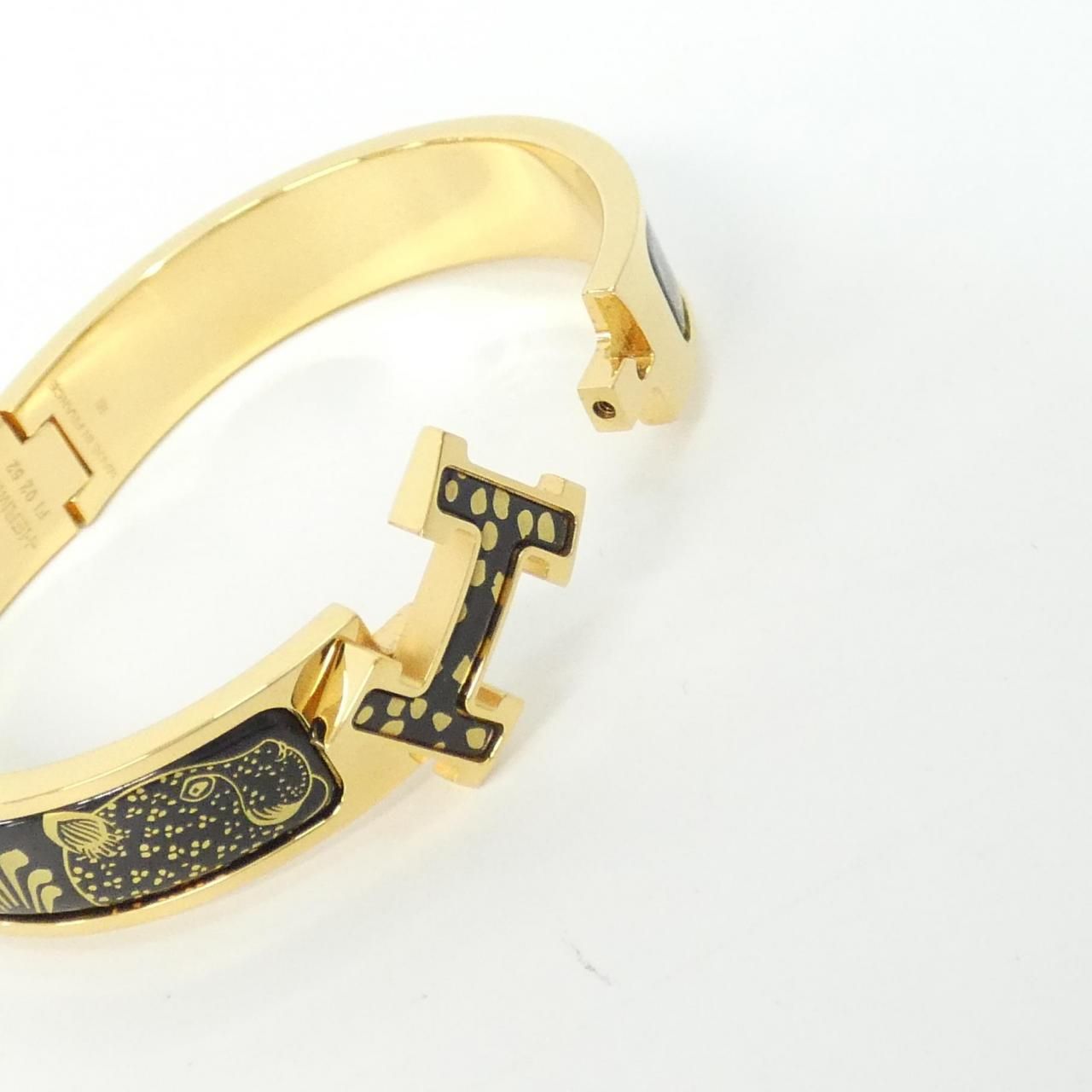 Hermes les Leopards Click Ash PM Bracelet — view 7