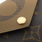 Louis Vuitton Monogram Reverse Card Holder Recto Verso Coin & Case — view 6
