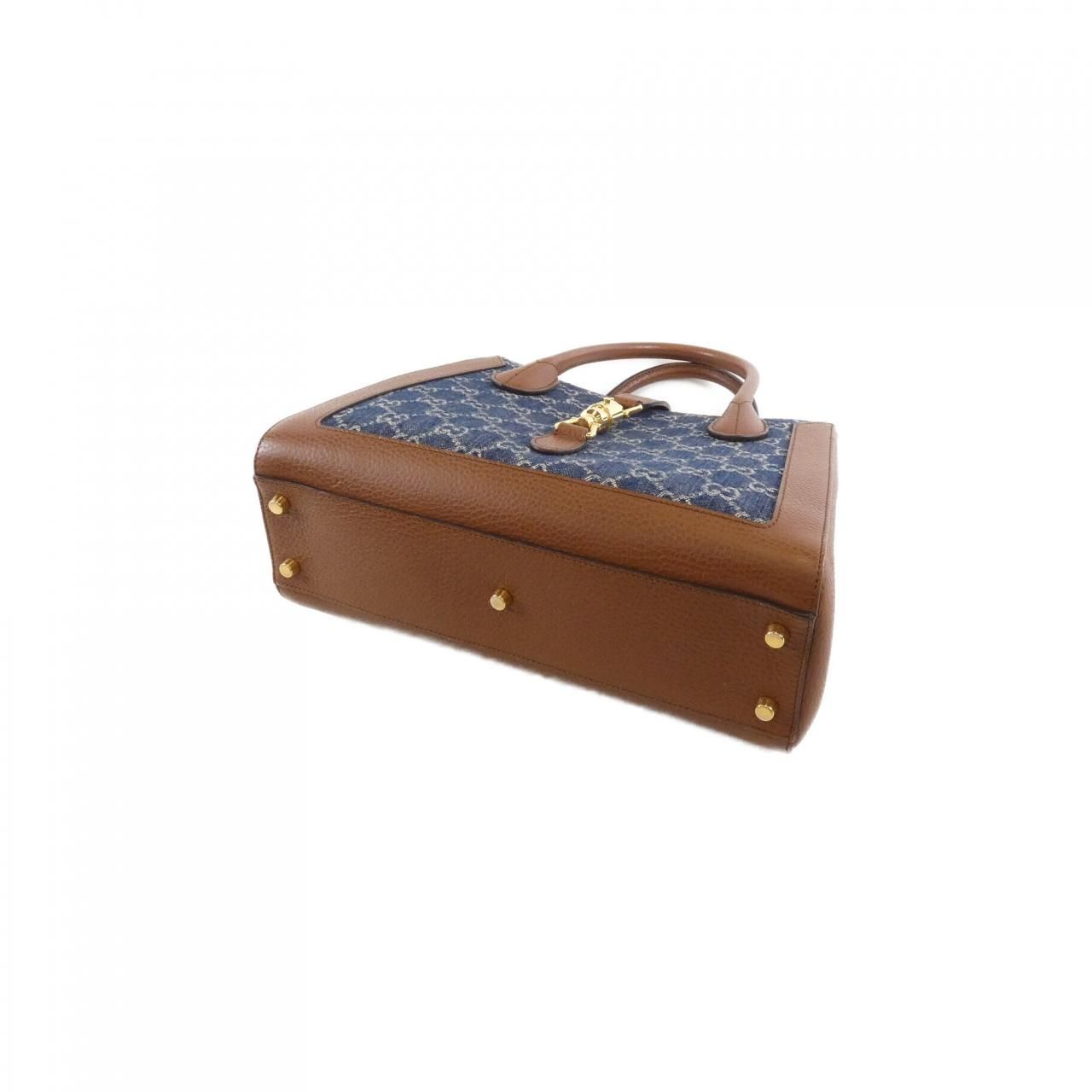 Gucci Jackie Bag Handbag Blue — view 3