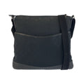 Gucci Black GG Canvas Leather Shoulder Bag Pochette