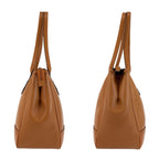Gucci Sherry Line Brown Silver Leather Tote Shoulder — view 7