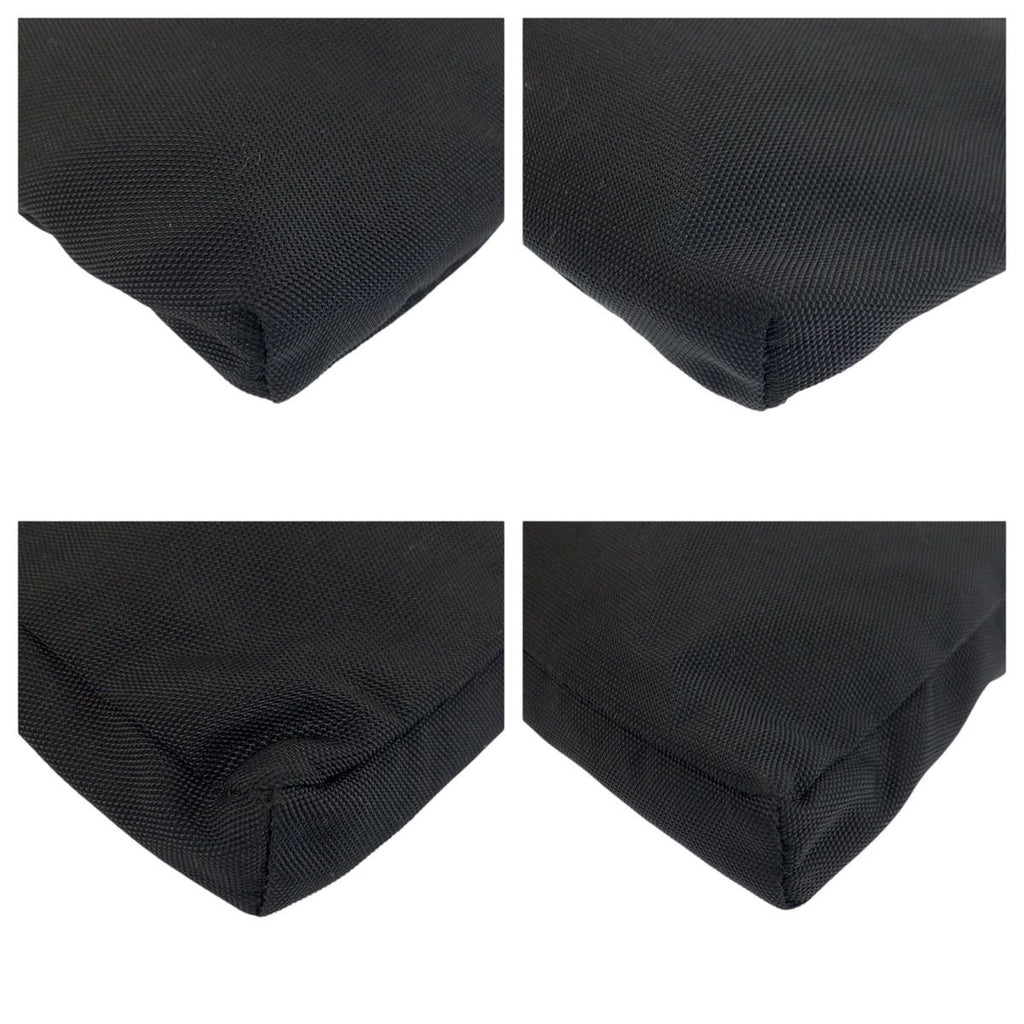 Gucci Sherry Line Black Nylon Leather Belt — view 4