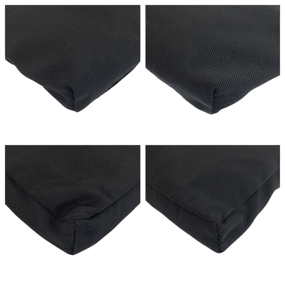 Gucci Sherry Line Black Nylon Leather Belt — view 4