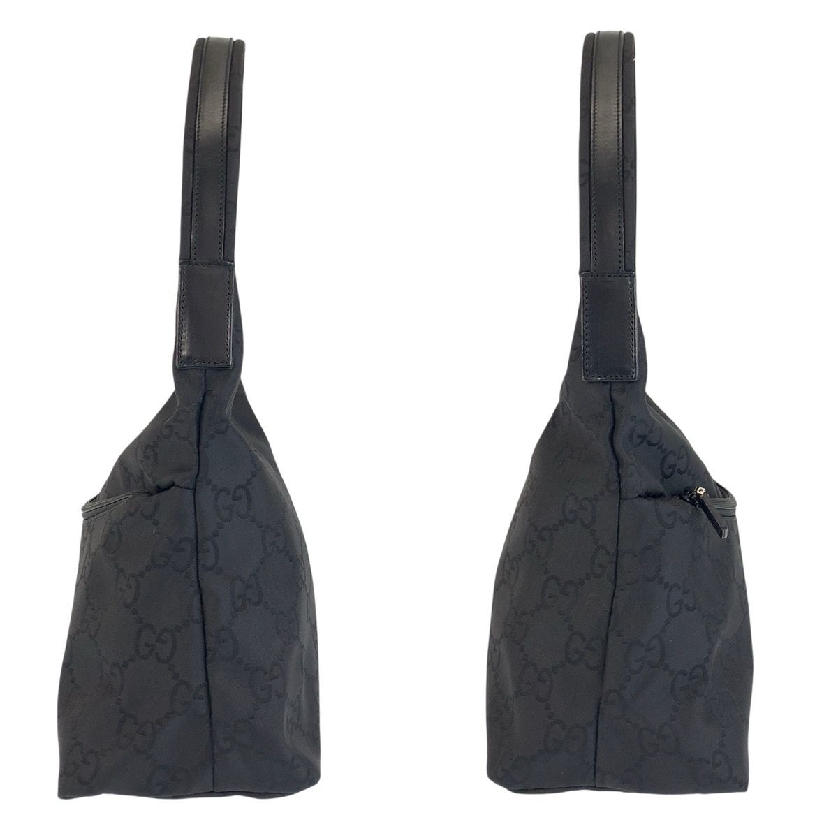 Gucci GG Nylon Black 001 Hobo Shoulder — view 7