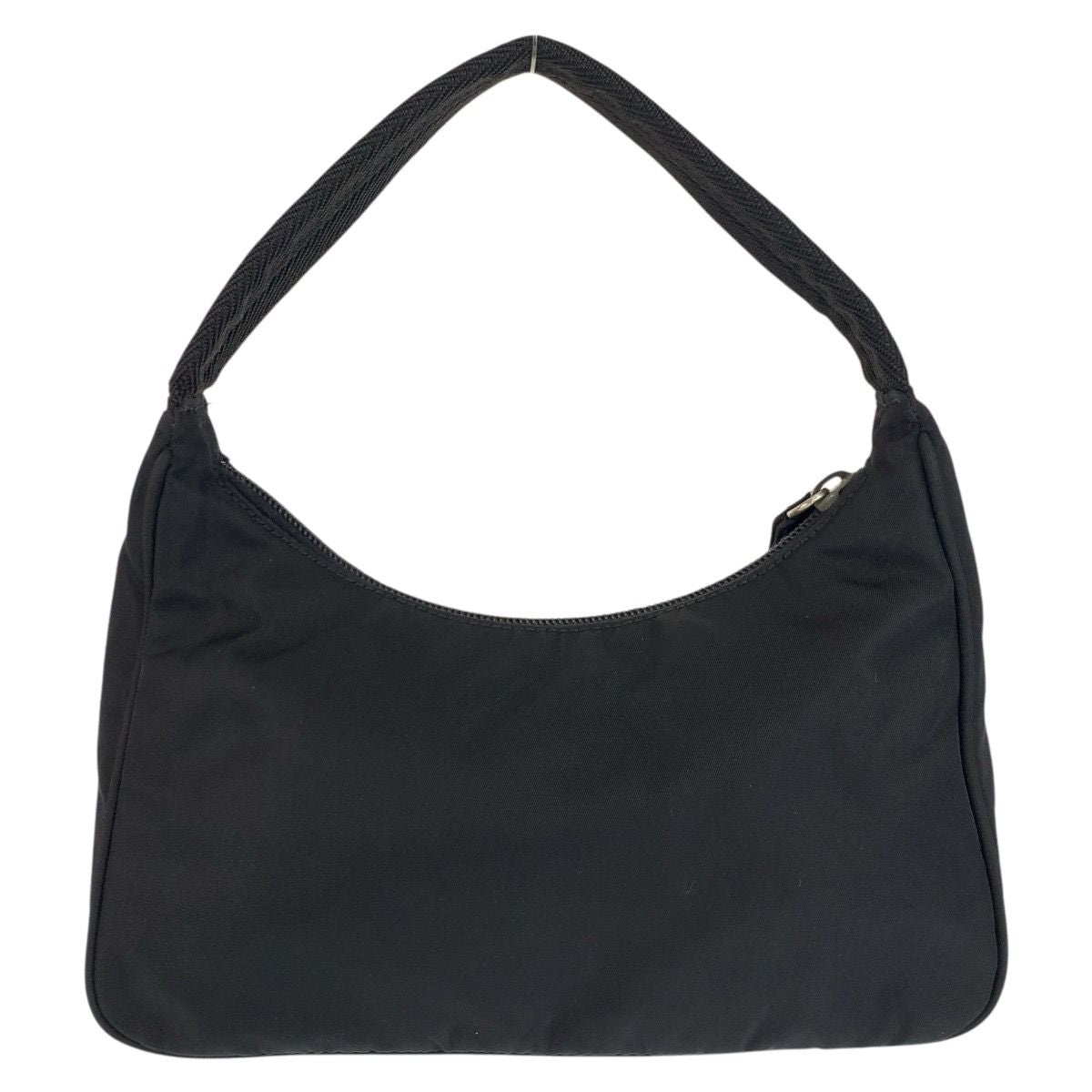 Prada Tessuto Black Silver Nylon Handbag Pouch — view 2