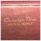 Dior Vintage Red Gold Leather Shoulder Bag Pochette — view 4