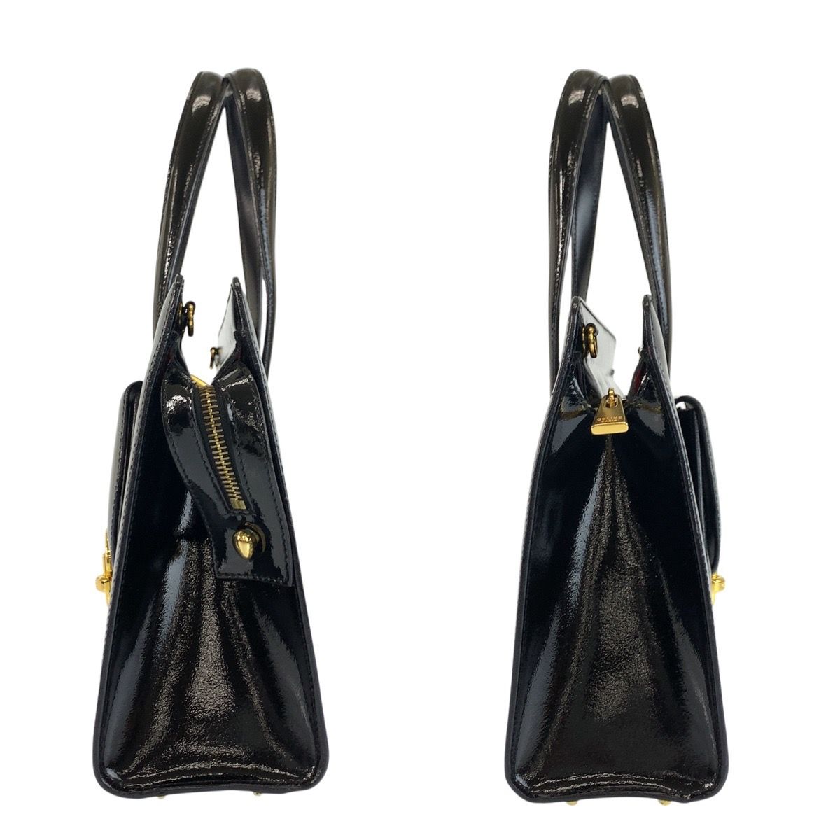 Celine Vintage Black Gold 05 2-Way Shoulder — view 8