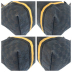 Gucci Sherry Line Black Gold GG Canvas Tote Shoulder — view 4